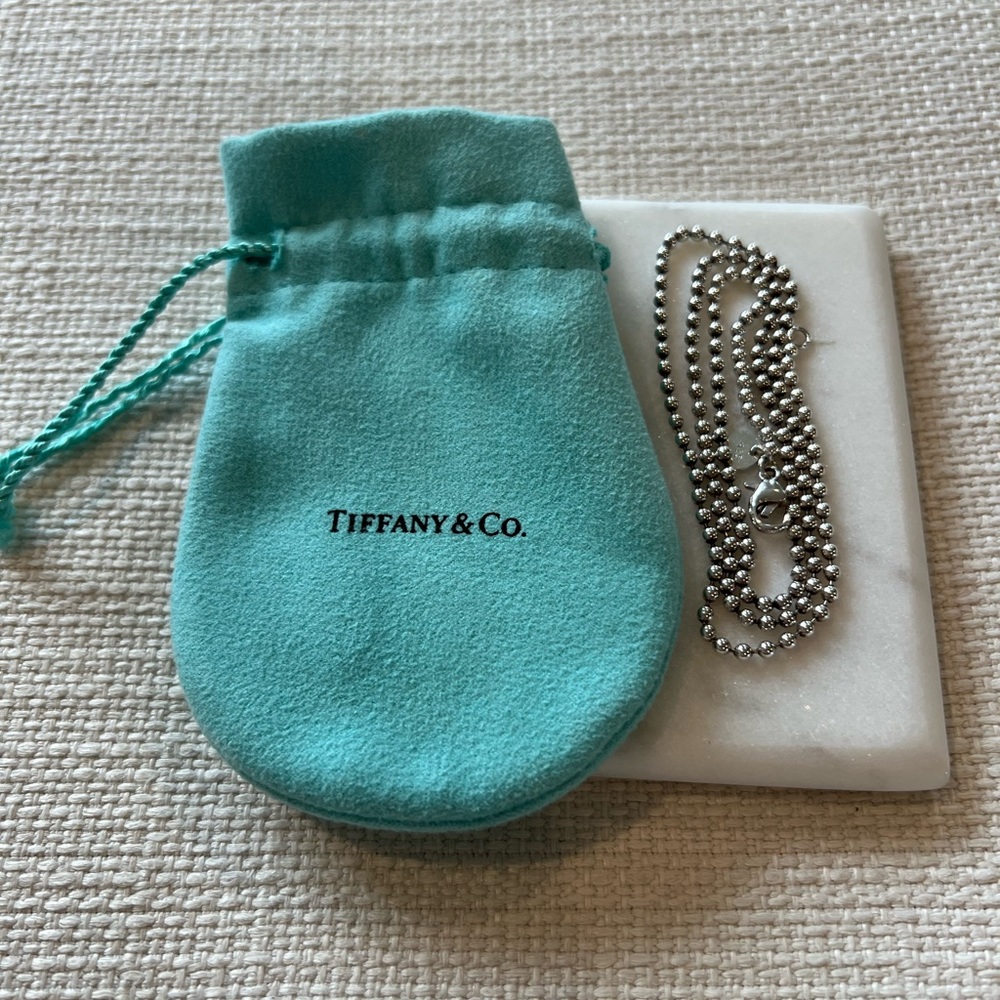 Tiffany & Co. 20 inch Necklace Sterling Silver w/ Pouch